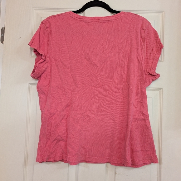 Pink Niagara Falls Short Sleeve Top XL (T05) - Picture 4 of 6